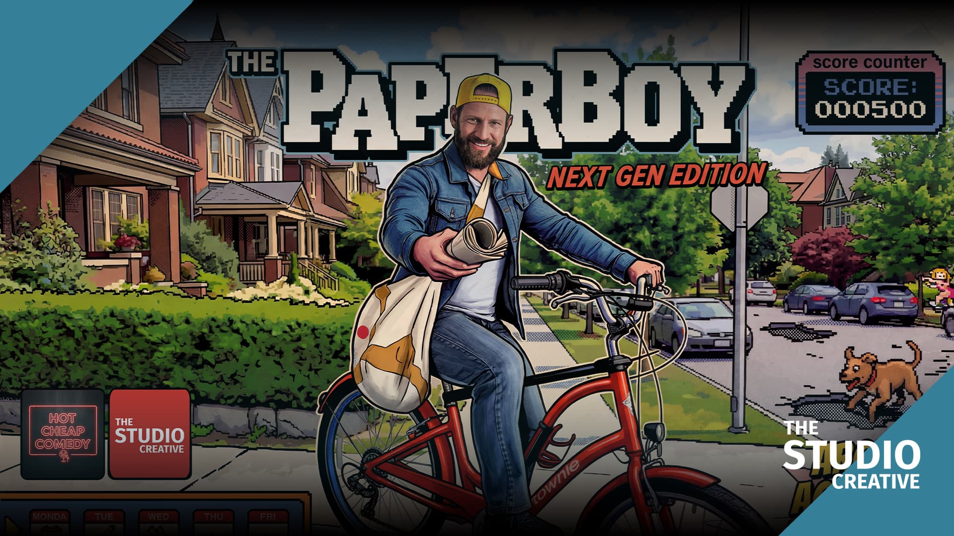 The Paperboy, Hot Cheap Comedy: video thumbnail, produced by The Studio Creative