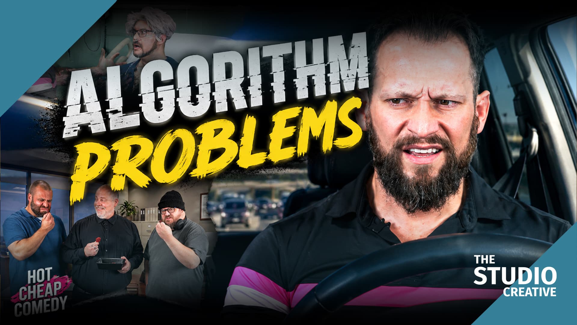 Algorithm Problems, Hot Cheap Comedy: video thumbnail, produced by The Studio Creative